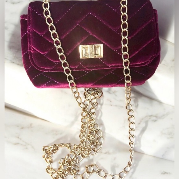 Steve Madden Plum tiny clutch/cross body - Picture 1 of 7